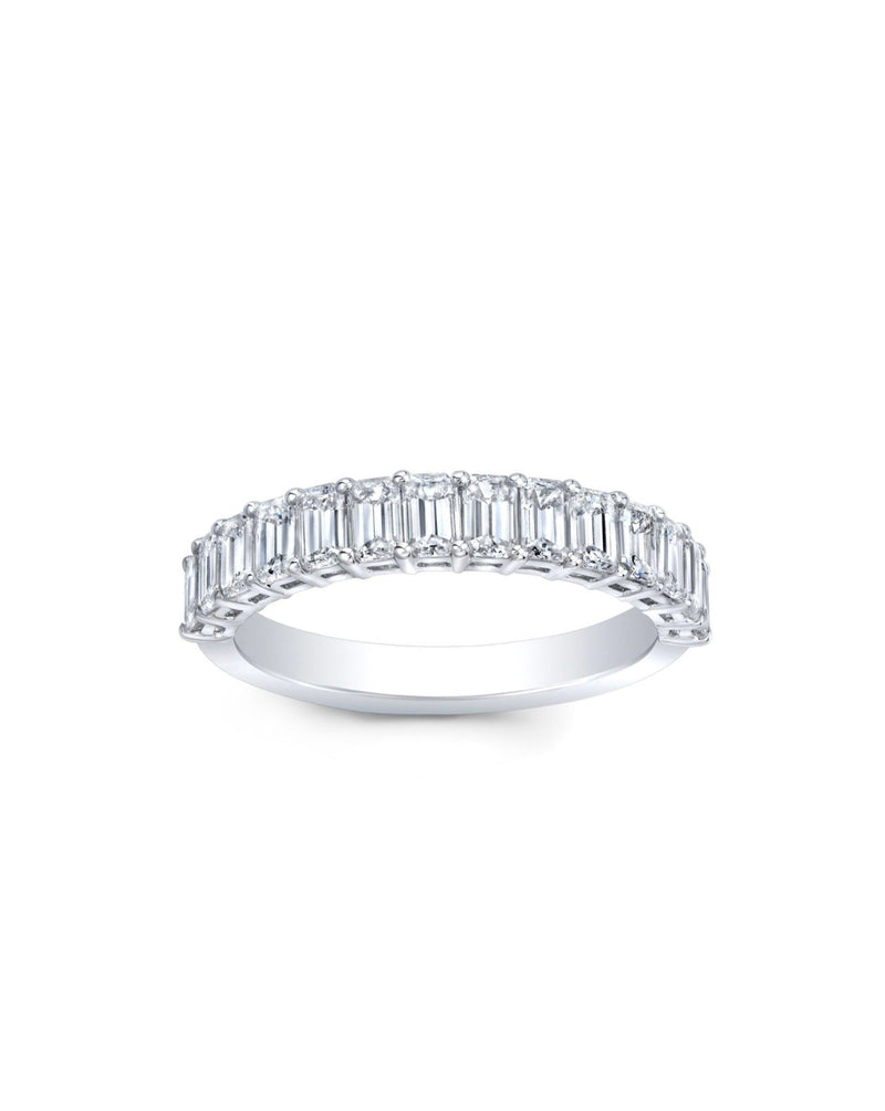 Eternity Band Ring | Emerald Cut 1.5ct LAB Diamond