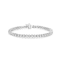 Classic Diamond Tennis Bracelet 4 cts GH SI1