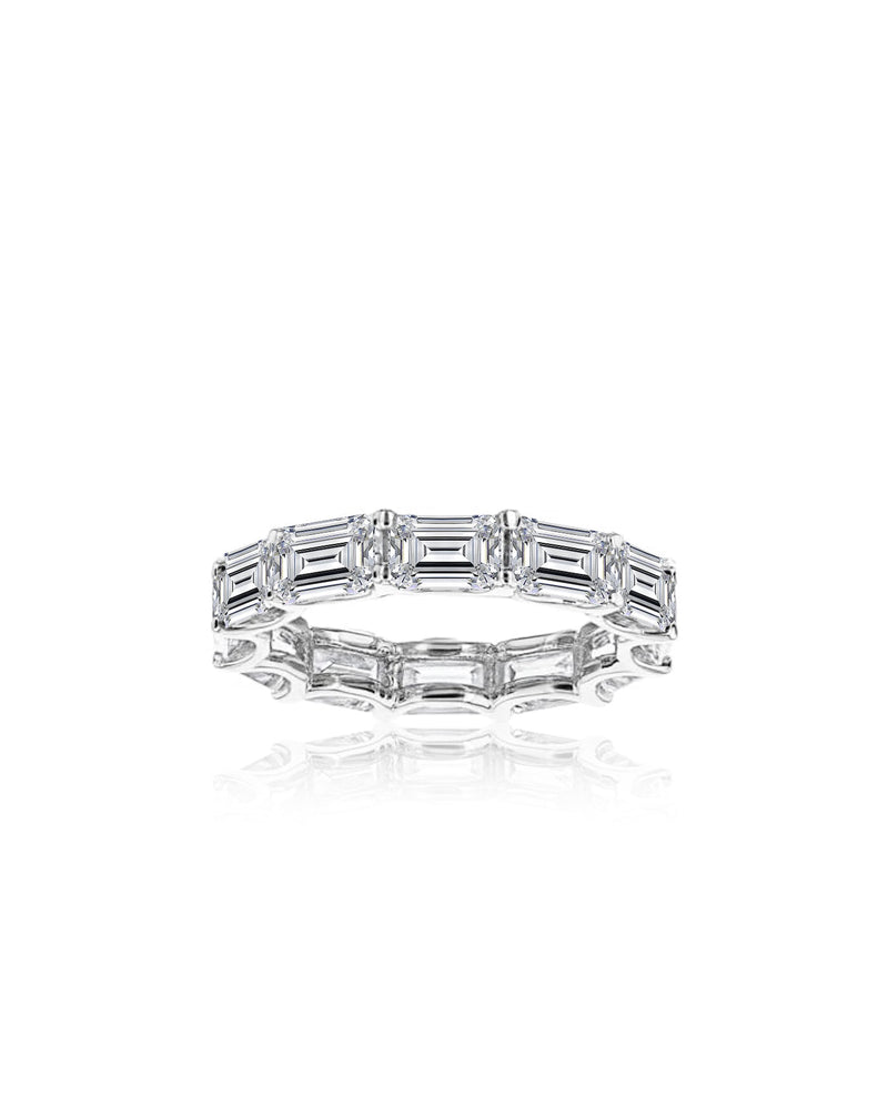 Eternity Band Ring | Emerald Cut 4.5 carats