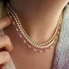 Bezel Set Tennis Necklace- ONLINE EXCLUSIVE