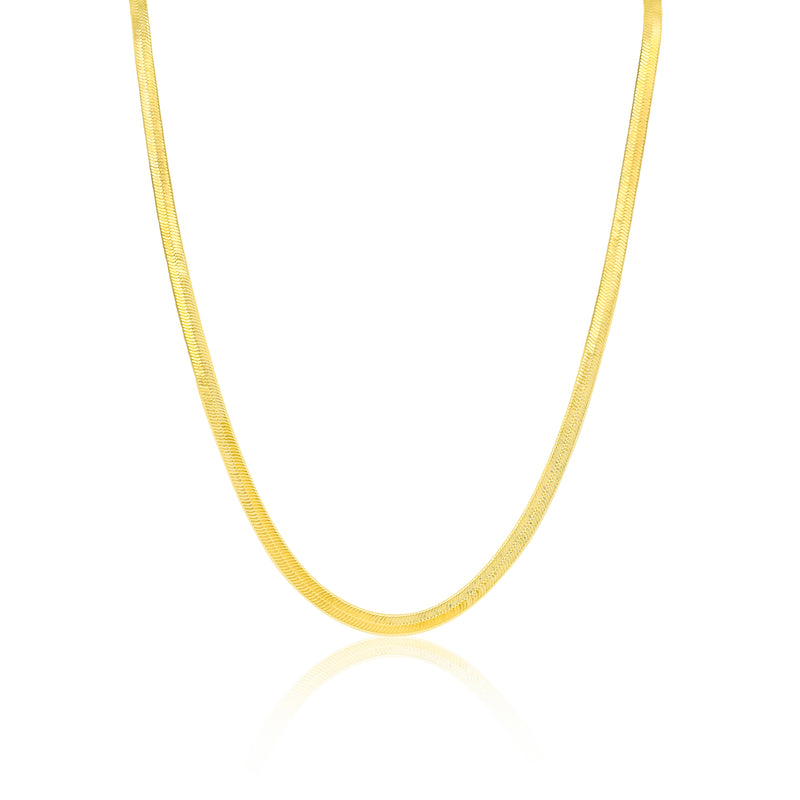 Etoielle Yellow Gold Tone Snake Chain Necklace