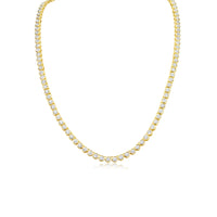 Bezel Set Tennis Necklace- ONLINE EXCLUSIVE