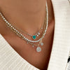 Bezel Set Tennis Necklace- ONLINE EXCLUSIVE