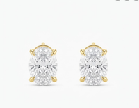 oval claw studs