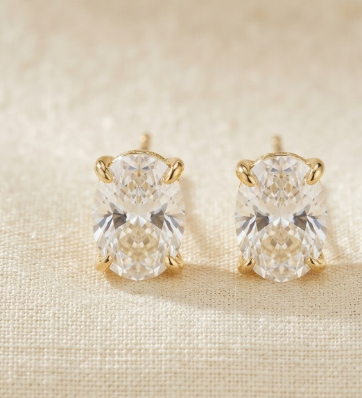 oval claw studs