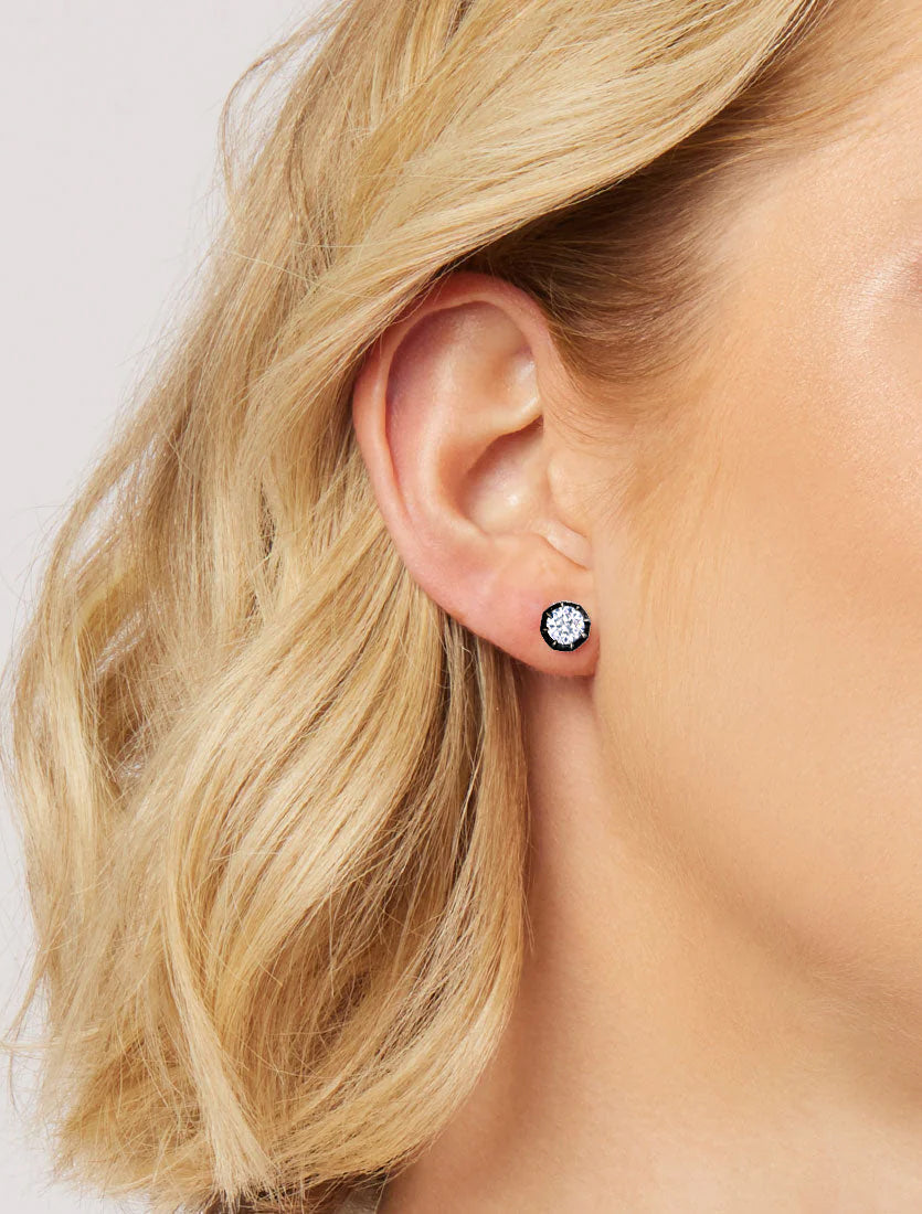 GeorgianLab Grown 2 carat Studs Yellow Girl