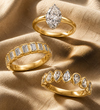 Emerald Cut Georgian Setting Lab Grown Ring