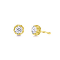 GeorgianLab Grown 2 carat Studs Yellow Girl