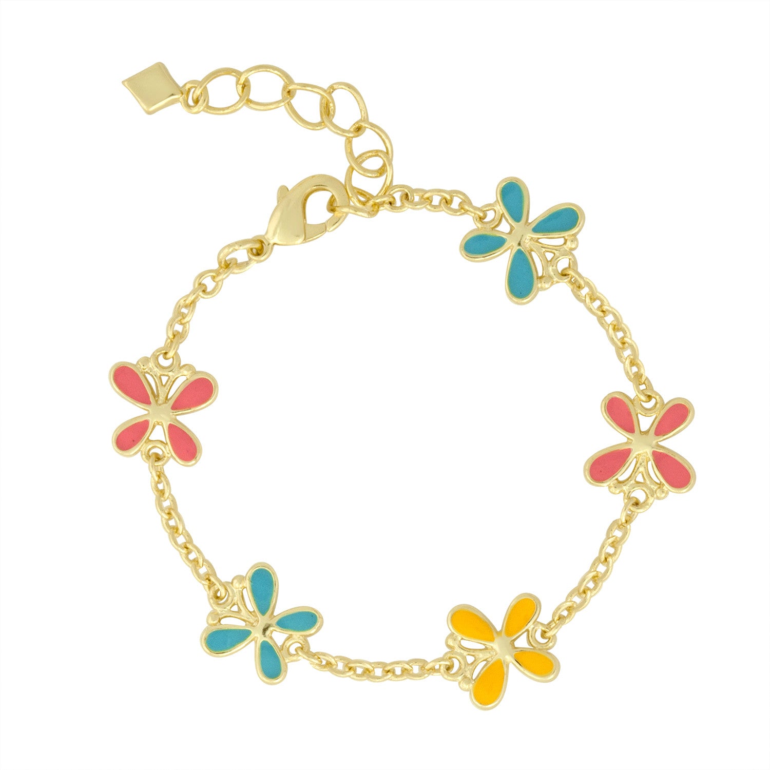Butterfly Charm Bracelet for Little Girls