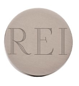 Steel Engravable Round Cufflinks