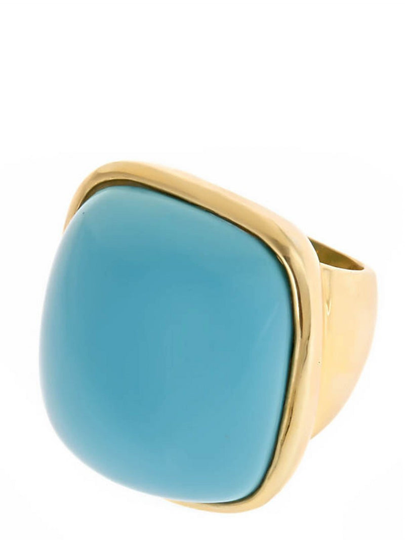 Coral Stone Fornash Cocktail Ring