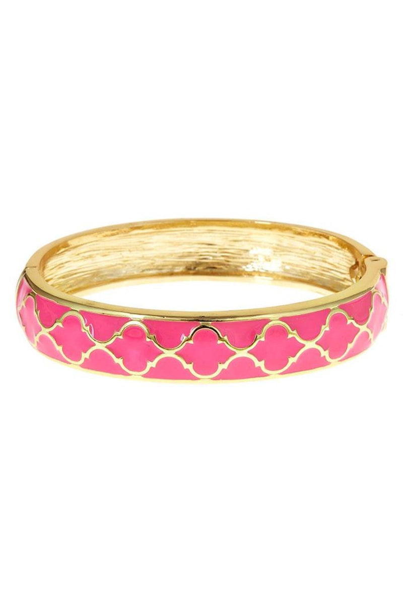 Sun Earring by Fornash in Pink Color Stones