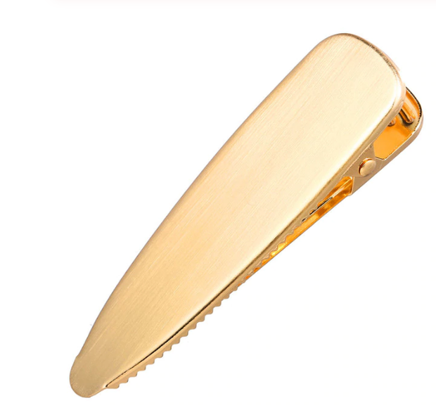 Engravable Metal Hair Clip Available in Two Colors