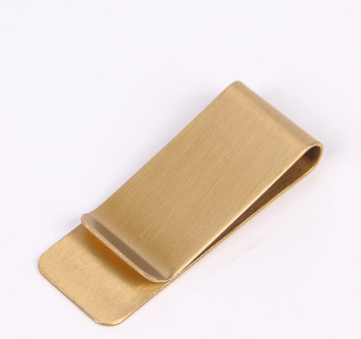 Money Clip in Steel Engravable Two Colors