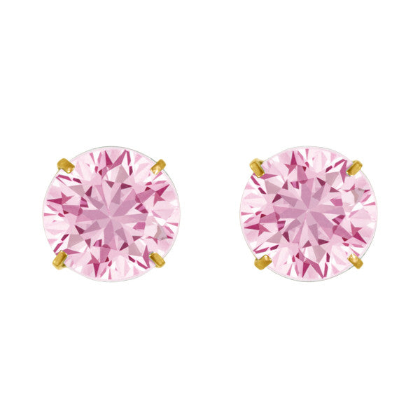 October Birthstone Studs for Little Girls