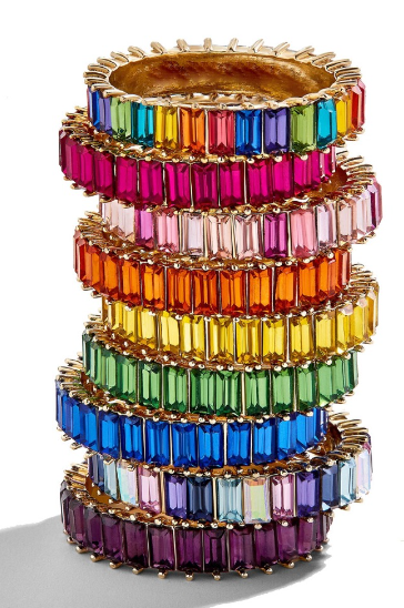 Rainbow Stack Rings