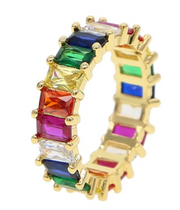 Rainbow Stack Rings