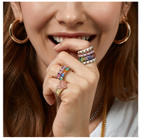 Rainbow Stack Rings