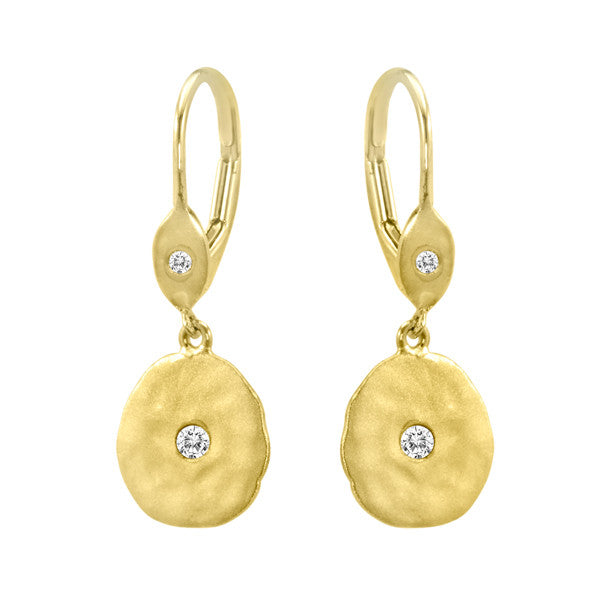 Morganite and Rose Gold Dangle Earrings with Diamonds