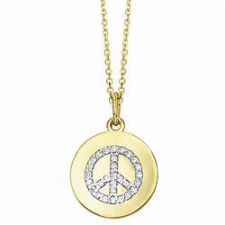 Diamond Disc Station Necklace