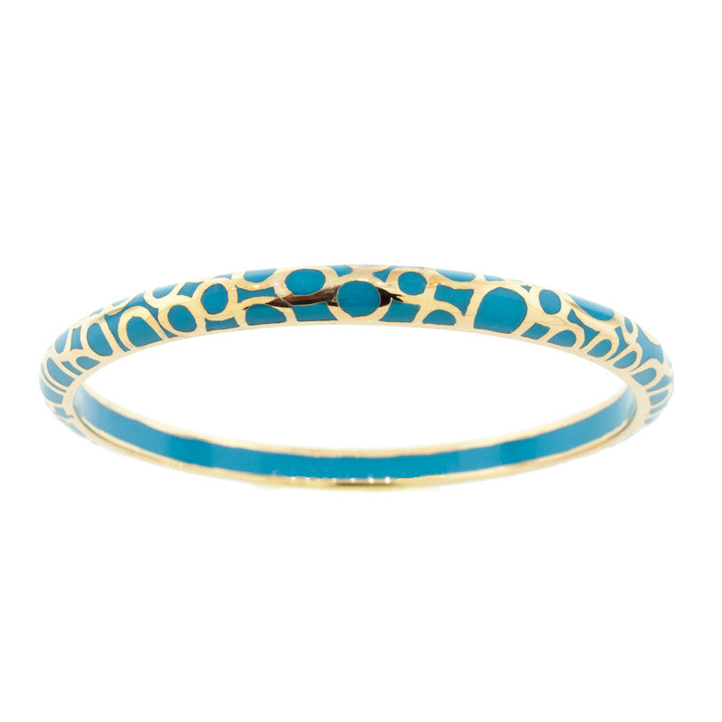 Turquoise and Gold  BubbleHamilton Crawford Bangle